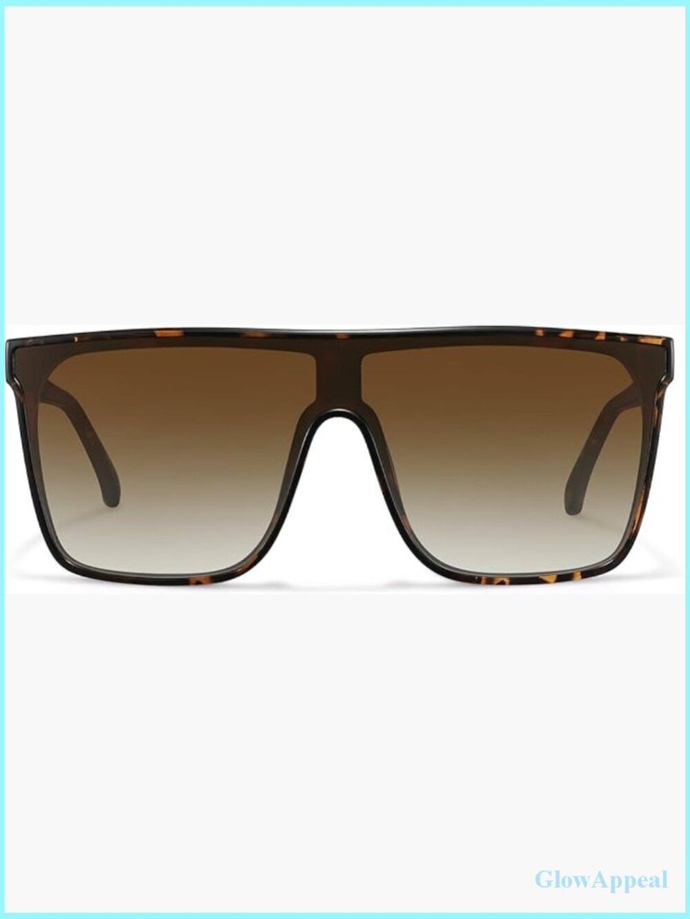 Retro Square Oversized Sunglasses UV Protection Unisex Shield